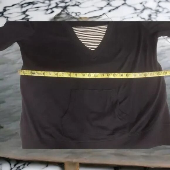 Faded Glory Black Soot Lightweight Women's Long Sleeve Shirt Size 2X (18W/20W)! - Picture 14 of 16